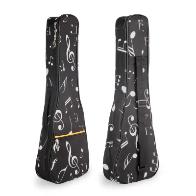 Music Case Wholesale Dark Black 600D Material Classical Electric Guitar Bags Instrument case Guitar Ukulele Gig Bags