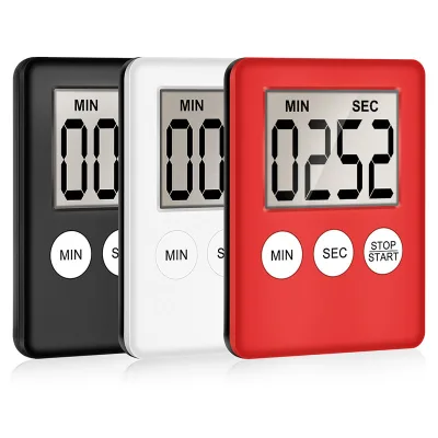 Timer Super Thin Cooking Baking LCD Digital Screen Square Cooking Count up Countdown Kitchen Timer new