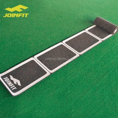 Football Soccer Sport Outdoor Training Equipment Zig Zag Adjustable 5 Run Rubber Agility Ladder Kit