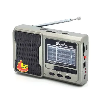 Fepe Fp-1780U Fp-1781U Portable Multi Band Rechargeable Wireless Music Player Am Fm Sw1-6 8 Bands Radio With Usb Tf Card