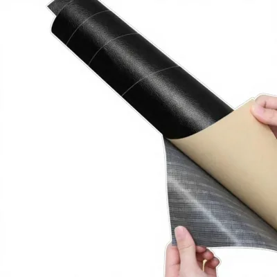 In Stock Self-adhesive PU Leather Waterproof Heavyweight Warp Knitted Plain Sofa Car Chair Repair Kit Leather Repair Patch