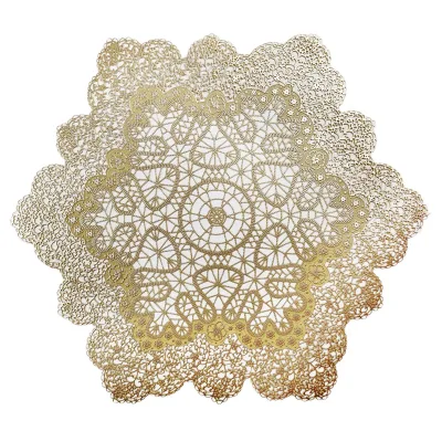 Wedding Round Pink Eco-Friendly Hollow Insulated Luxury Table Placemats Sets with Customized Logo