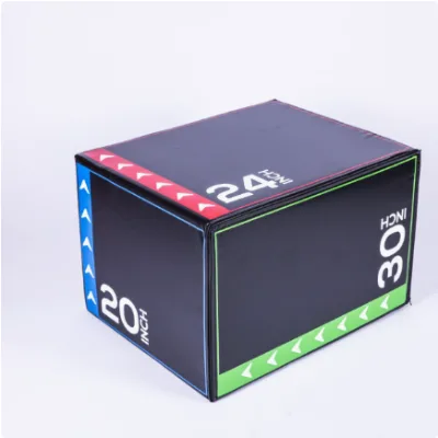 Custom 3-in-1 PU Leather Soft Anti-Slip Plyometric Box Set Adjustable Height Eco-Friendly Bounce Training Fitness Jump Stool