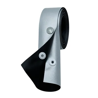 Sturdy and Durable PVC Black Grey Wire Insulation Button Wrap Sleeve Cable Management Sleeves with Buckle