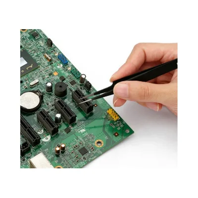 High Elastic Antistatic Stainless Steel Soldering Tweezers Safety Hand Tools for Soldering Station