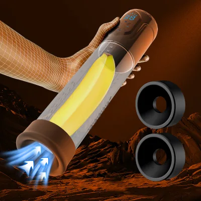 Mens Digital Display Exercise Trainer Vibrating Waterproof Penis Pump Male Hydrotherapy Charging Adult Toy Model XD861