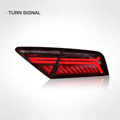 Wholesale Upgrade Modified Auto Real Lamp Parts Car Tail Led Lights 12v Car Led License Plate Light for Audi A7 Taillights