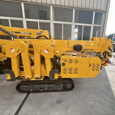 ZQS125 Spider Crane 5.5 Ton Mobile Electric Cranes Spider China Telescopic Crane Jib Spider Crawler