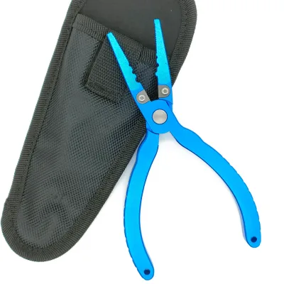 BAILIDE Hook Remover Aluminum Blue Multifunctional Fishing Portable Tool Multi-purpose Pliers