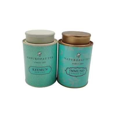 Eco-Friendly Craft Paper Cylinder Packaging for Loose Tea Sugar Food Grade Recycled Materials Four-Color Printing UV Coating