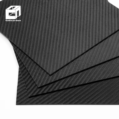 3K Twill Carbon Sheets Custom 1mm 2mm 3mm CF Plate CNC Carbon Fiber Sheets Drone Frame
