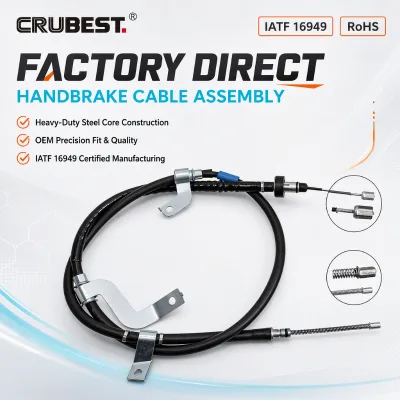 Factory Direct OEM 59770-1G000 Parking Brake Cable RH Rear for Hyundai Accent Kia Rio II 2006-2011 Verna IATF16949 Manufacturer