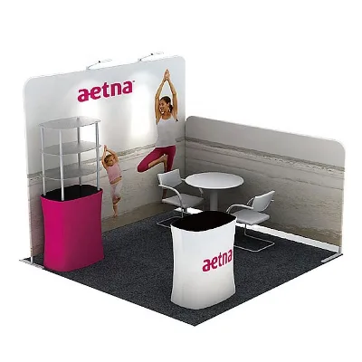 [72Hours to Ship] Light Weight Sublimation Print Aluminum Portable Stand Pop up Display Backdrop Banner for Exhibition