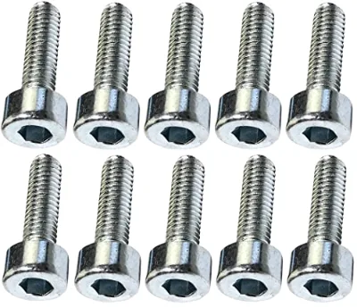 High Strength Hexagon Socket Countersunk Head Screw Stainless Steel 304 Nylon Insert Self-Locking Bolt Custom OEM for Automotive