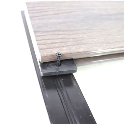 Flooring Hidden T Clip System Decking Plastic Accessories with Screws for Planks