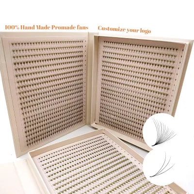 Wholesale and Cheap Price Pointy Base Korean Pbt Fiber Premade Lash Fans