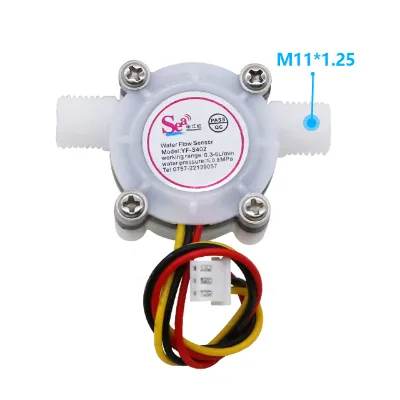 Dijiang POM Material 1/4'' Inch Water Flow Sensor for RO Filter Machine Micro Flow Range 0.3-5L/min 0.8MPA OEM YF-S402