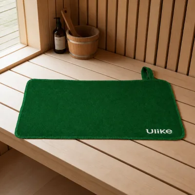 Premium 100% Wool Felt Sauna Seat Mat Anti-Scald Sauna Pad for Hot Room Customized Size