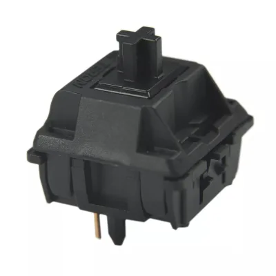 Gateron Oil King Linear Switch 5pin RGB 65g Mx POM Stem for Mechanical Keyboard 60m Black Plated Long Spring Pre Lubed