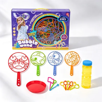 Hot Sale Bubble Stick Sea Animal Bubble Wand Set Bubble Toys Outdoor Party Toy Bubbles for Kids