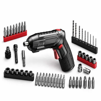 Set of 45pcs 4.8V Li-ion Power Cordless Screw Drivers Rechargeable Electric Hand Drill With Bits Mini Electric Screwdriver Kit
