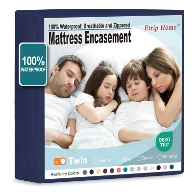 Bamboo Mattress Protector Cover 90 Inch Cotton Polyester Waterproof Fabric Buy Bed Bug Mattress Protectors With Tpu Lamination