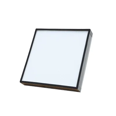 High-Temperature-Resistant Frameless HEPA Filter Liquid-Sealed Groove High-Airflow Supply Air Outlet H13 Aluminum Alloy