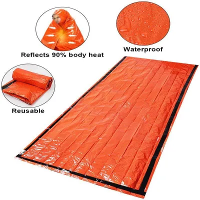 Outdoor Anti-hypothermia Survival Blanket Emergency Survival Cold First Aid Thick Tear-resistant Reusable