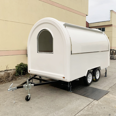 Commercial Food New Restaurant Bakery Farm Fiberglass Food Cart Motor Engine BBQ Nuts Fruit Vegetables Water Flour Milk