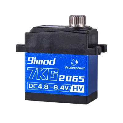 9imod 8.4V 7kg 2065 Metal Gear Waterproof Mini Digital Servo Differential Shift Servo for 1/18 RC Car Crawle Truck