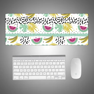 Super Large Table Mousepad Stitched Hem Anti Stain Non Slip Rubber Extended Desk Mat OEM ODM Custom Available