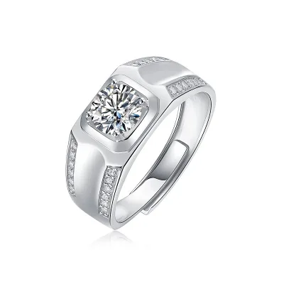 Factory New Design Moissanite Couple Ring Ring 1 Carat Cheap Ring