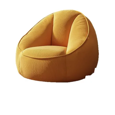 Skin-friendly fabric bean bag single-person chair, suitable for sleeping or lying down, simple and casual lounge chair,lazy sofa