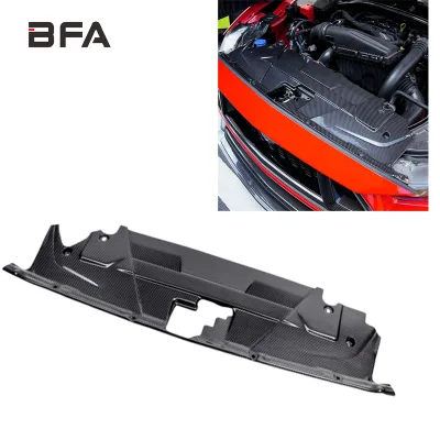 Dry Carbon Fiber Engine Hood Bonnet Fit 2024+ Mustang S650, High Gloss Lightweight Auto Exterior Upgrade Tuning Accessories