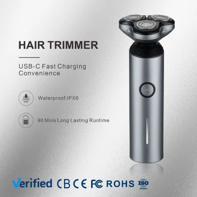 Rechargeable Electric Shaver Set Best Waterproof Magnetic Cutter Blade for Men Body Hair Wholesale
