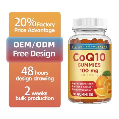 ODM OEM Food Supplements Wholesale Coenzymeq10 Energy Production COQ10 Vitamin Gluten Free Dietary Supplement