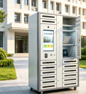 ODM Smart Electronic Locker 24/7 Tablet Laptop Charging Cabinet Intelligent Document Storage Locker for Office Event Public Use