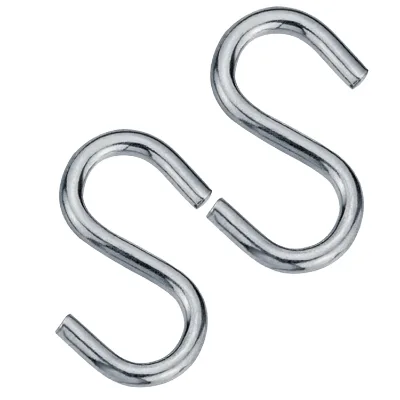 Heavy Open Steel S Hook for Hanging Storage Holders Multifunctional Bathroom Accessory