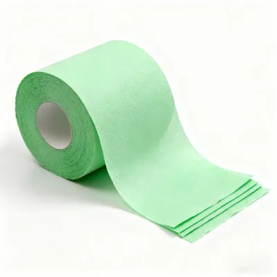 Green Hygienic 100% Wood Pulp Toilet Paper - 16gsm Customized Bulk