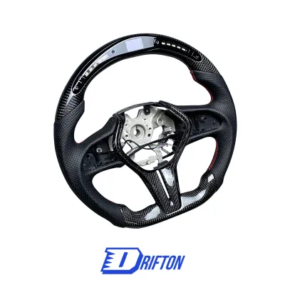 Custom Made LED Display Carbon Fiber Steering Wheel for Infiniti Q50 Q50S 2018-2024