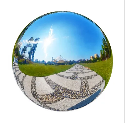 1M 1.5M 2M Dia Big Sizes Metallic Spheres Stainless Steel Hollow Ball