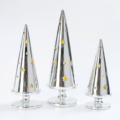 Crismas Tree Christmas White Christmas Decorations Ceramic Christmas Tree Ornaments