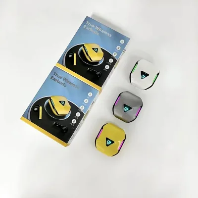 Iron Man Cartoon Earbuds CY02 RGB TWS Gaming Earphones Stereo Low Latency Luminous Gaming Headphone Multicolor Headset