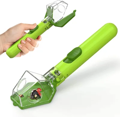Wholesale Alive Flying Bug Grabber Plastic Handheld Insect Catcher Spider Catcher Bee Insect Clip Magical Insect Catching Tool