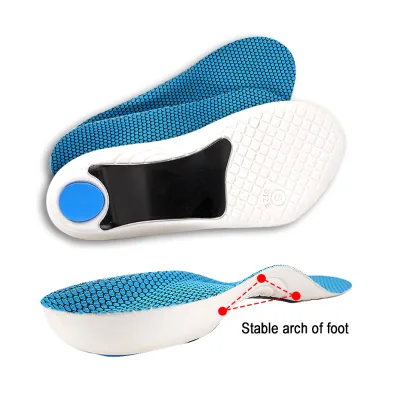 High Strength EVA & TPR Orthotic Insoles for Kids Comfortable Heel Pain Relief Running Shoes Insoles