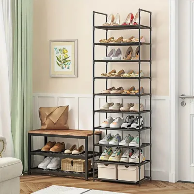 Dust-proof Shoe Rack at the Door of the Home Corridor to Store Multi-layer Space-saving Balcony Shoe Cabinets
