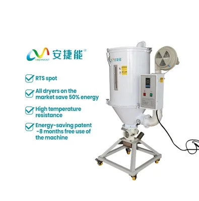 New Condition 50kg Stainless Steel PVC Dryer Machine Factory Direct Hot Pellets Dryer for Pellet Molding Dryer for Plastic New