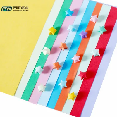 BW High Quality Double-Sided A4 Customizable 80g-230g Colorful Offset Printing 100% Pulp Color Paper