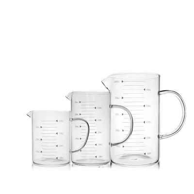 High Quality Household Professional Glass Measuring Cup Accurate Measures Scales High Borosilicate Measuring Glass