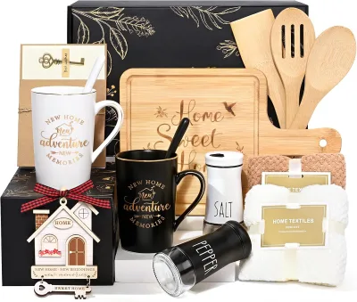 Warm Vibe Present Selection Homeowner Couple House Closing Celebration New House Gift Basket